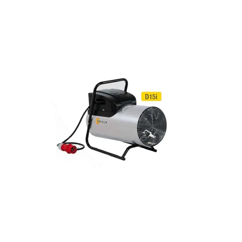 Chauffage air pulsé D15I portable 15kW 380V~3 50Hz en inox Sovelor