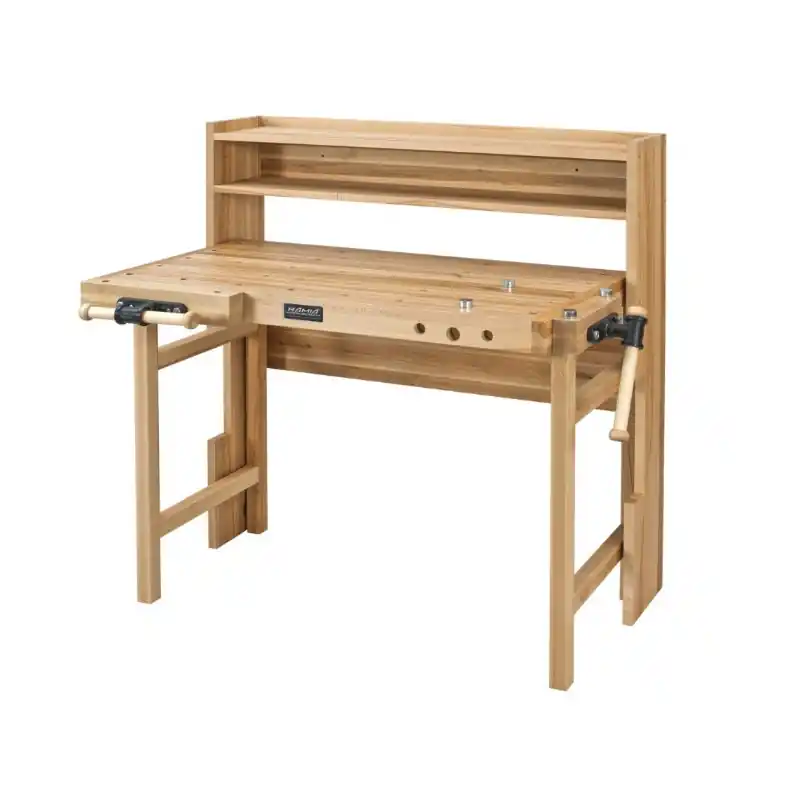 Etabli bois Junior (hêtre stratifié haute qualité) 1000x630x620-770 mm