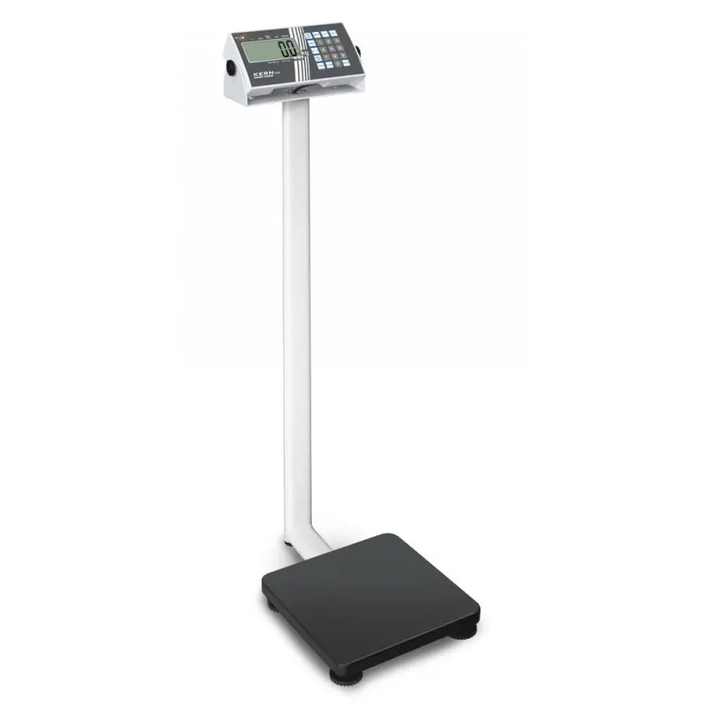 Pèse-personne MPS 200K100PM 200kg lecture 100g avec colonne Kern