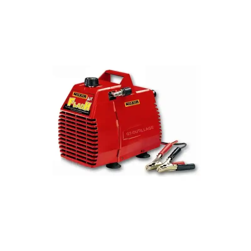 Compresseur silencieux sans huile 0,75CV 0,6kW 12V 8 bar FLASH 12-12V
