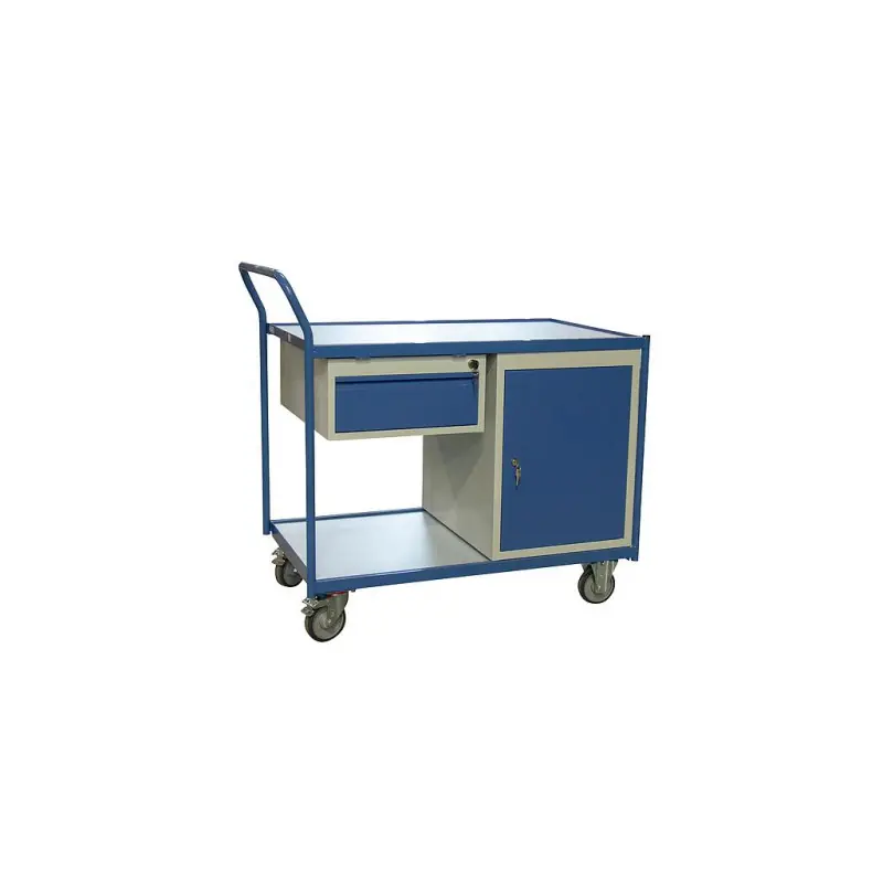 Servante établi équipée 1 bloc porte et 1 tiroir charge 250 kg Diam ro