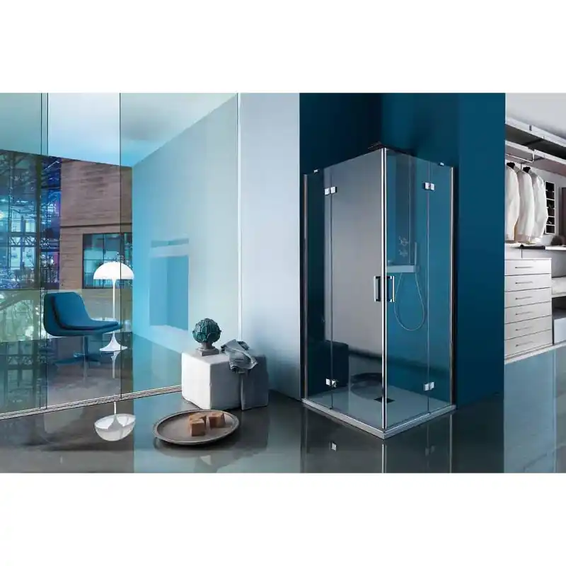 Paroi douche d‘angle ouverture pivotante 85-875cm Version gauche Grand