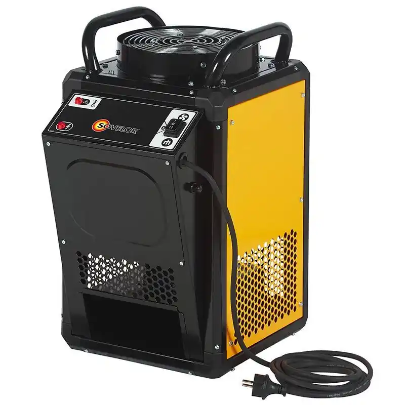 Chauffage air pulsé électrique mobile haute température 28kW 1700m3/h