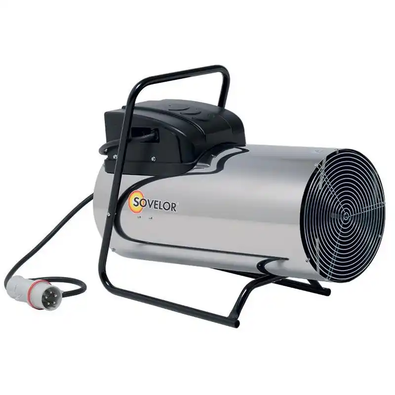 Chauffage air pulsé inox mobiles électriques gainables 22kW 3050m3/h 3