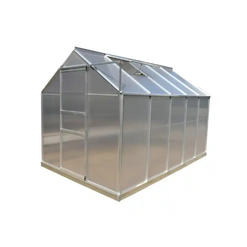Serre jardin structure Alu couverture polycarbonate 4 mm surface 603 m