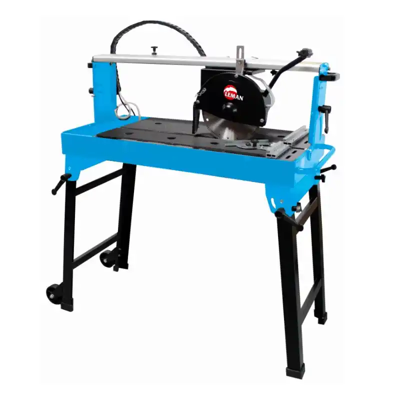 Scie à carrelage sur table STC250 D250mm 1500W guide parallèle Leman