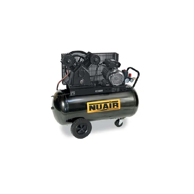 Compresseur à air bi-cylindre V 3CV 22kW 230V Monophasé 90L lubrifié V