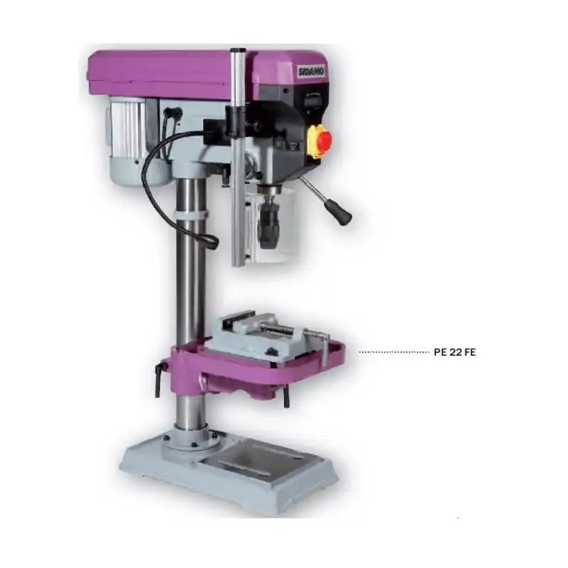 Perceuse D‘établi Avec Etau 22mm 750w Avec Accesoires Pe 22fe