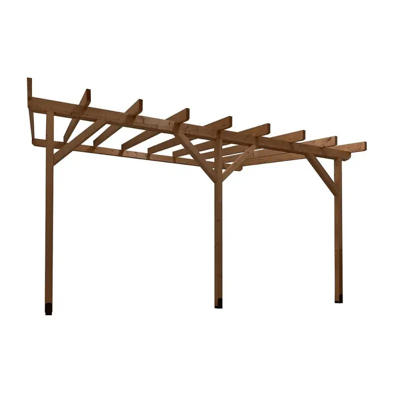 Carport en bois 2083 MECO à adosser Jardipolys