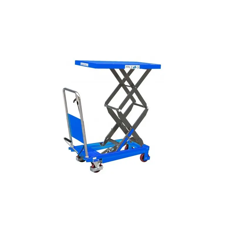 Table élévatrice 350 kg manuelle double ciseaux