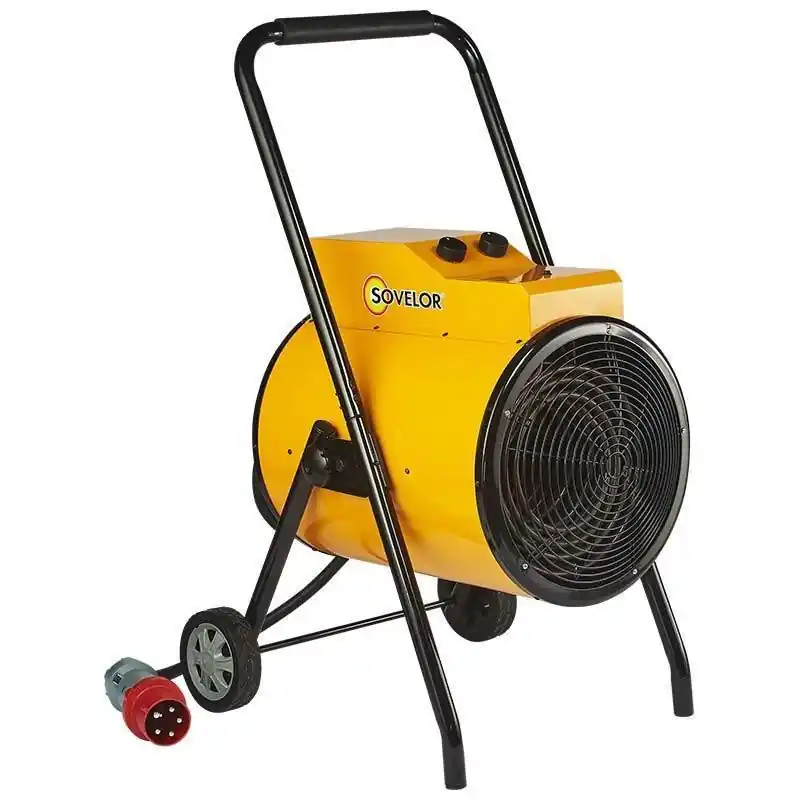 Chauffage air pulsé portable avec roues électrique 380V~3 50 Hz 30 kW