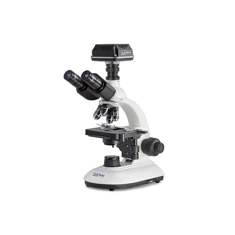 Set de microscope OBE 104C825 trinoculaire 4x/10x/40x et caméra Kern