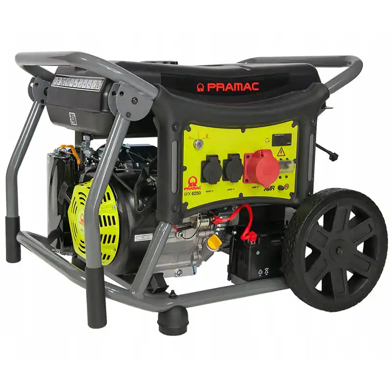Groupe électrogène portable essence démarrage électrique 55kW 400V Tri
