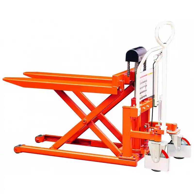 Transpalette haute levée manuel grande stabilité 1000Kg 1115x526 mm SL