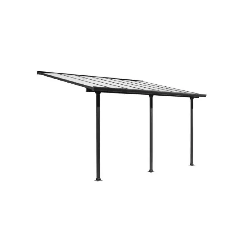 Toit terrasse aluminium polycarbonate anti-UV 1283m2 TT3042AL