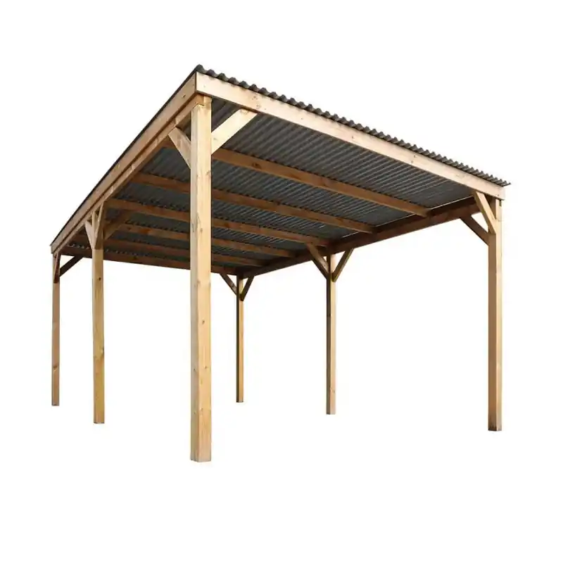 Carport 1998 SIERO couvert pour 1 voiture Jardipolys