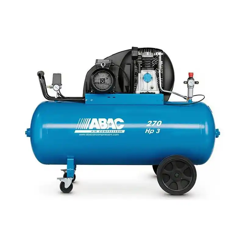 Compresseur d‘air à pistons mono-étagés PRO A39B 270 CT3 3Cv 270L Abac