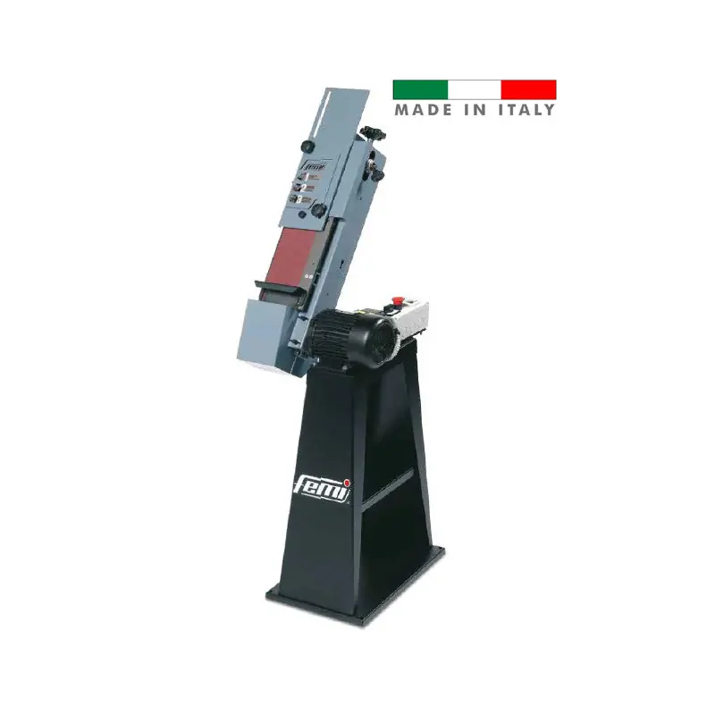 Ponceuse à bande inclinable à 2 vitesses 600/900W 120x1500mm 504B