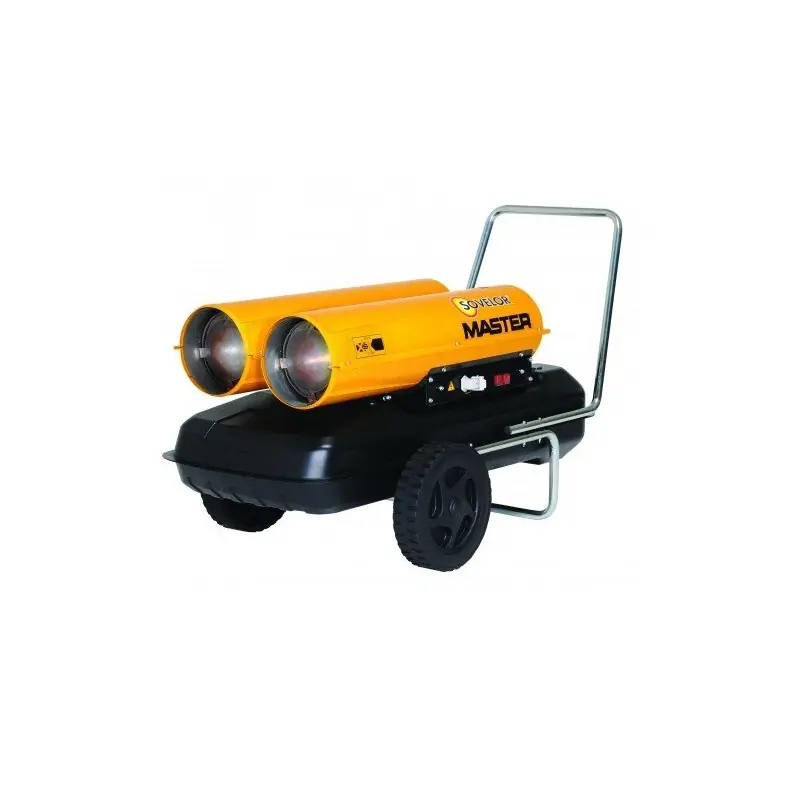 Chauffage Air pulsé mobile sur roues au fuel 88kW combustion directe B