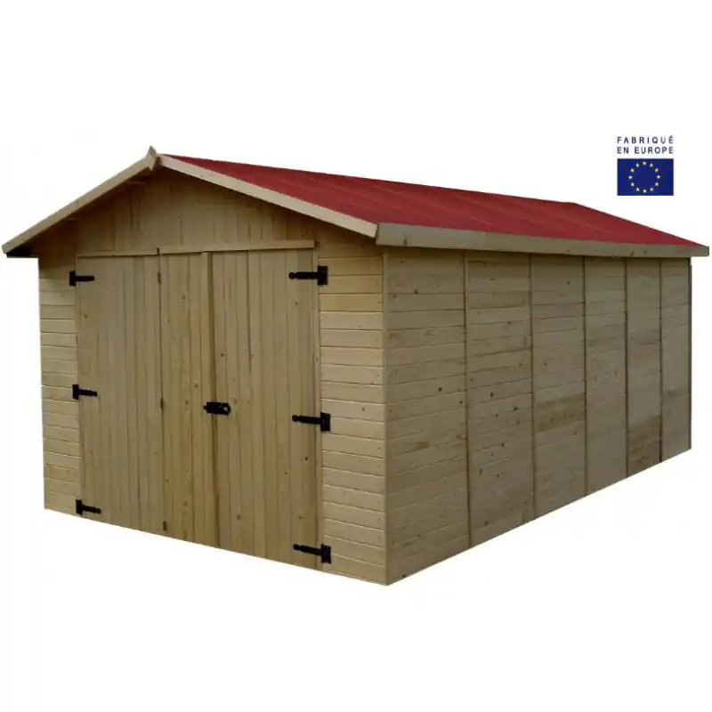 Garage panneaux 16 mm surface ext. 15,60 m2 ED2848N