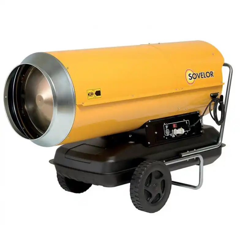 Chauffage Air pulsé mobile au fuel sur roues 111Kw 230V/50Hz HP110
