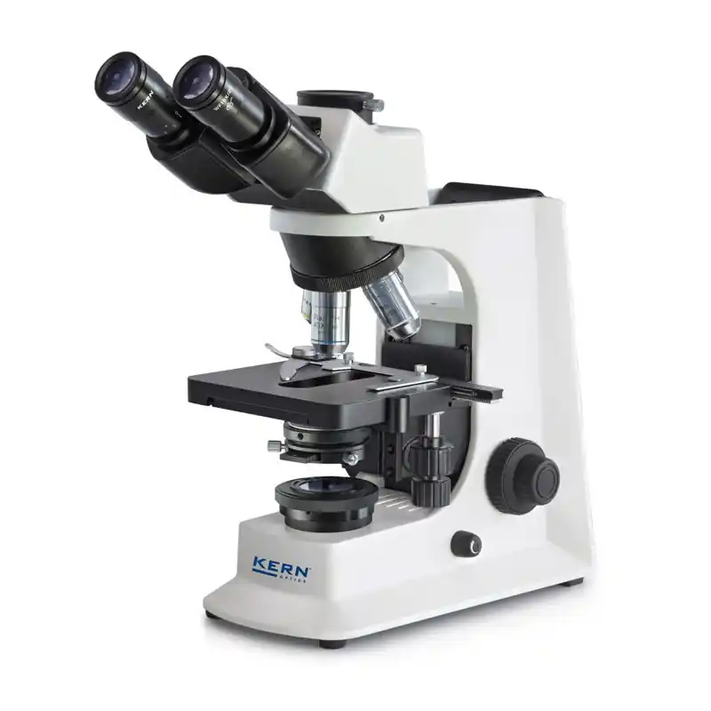 Microscope trinoculaire OBL 155 halogène 20W 4x/PH10x/PH40x/100x Kern