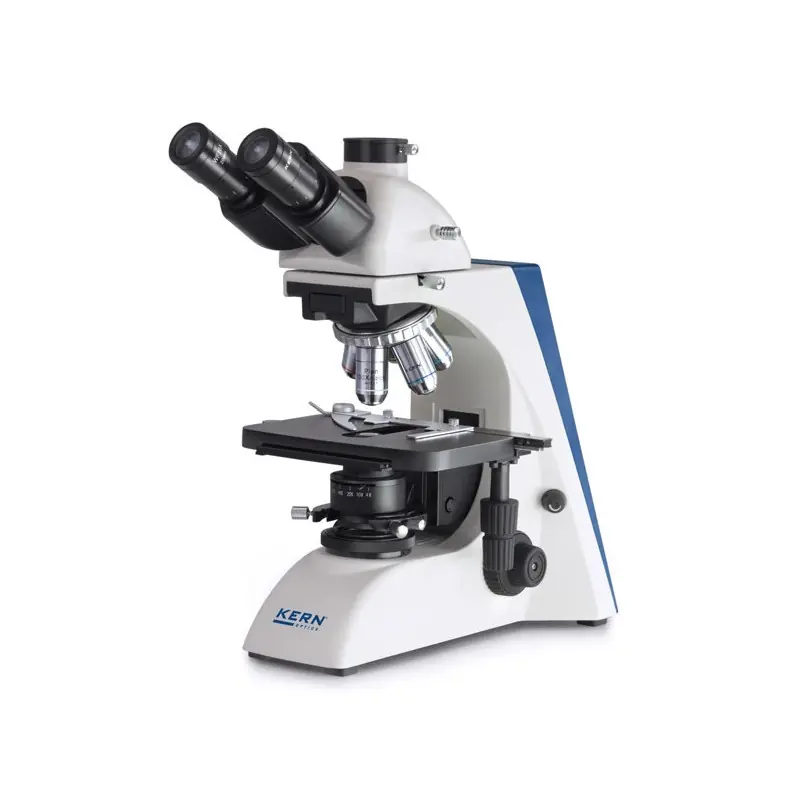 Microscope trinoculaire OBN 132 20W halogène 5 objectifs Kern
