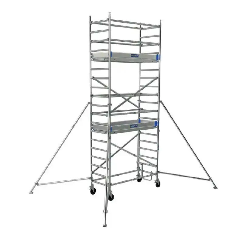 Echafaudage roulant en Aluminium Haut. travail 6m NEOLIUM 200 LINE