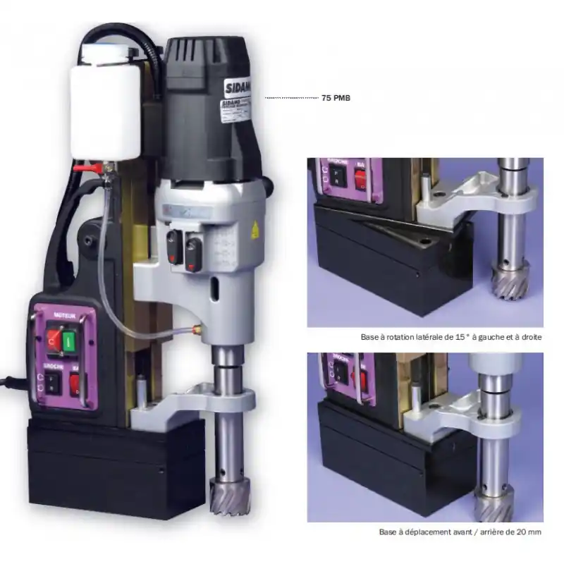 Perceuse Magnétique 4 Vitesses 32000n 1.8kw 75 Pm B