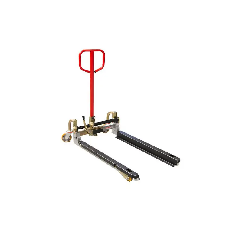 Transpalette à géométrie variable 750 kg longueur fourches 1025 mm