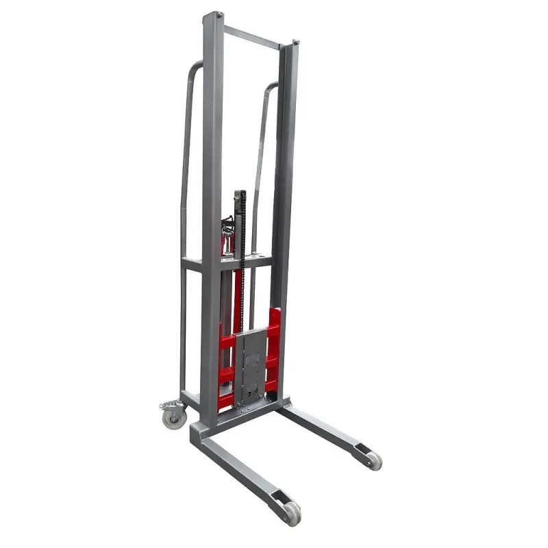 Gerbeur manuel 300 kg roulettes avant boggies Diam 80 mm 2 vitesses
