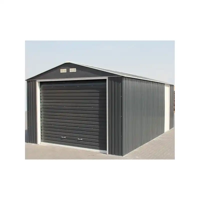 Garage en métal DUAE1220SDPR 3,5x5,7x2,6m anthracite 19,95m2 Duramax