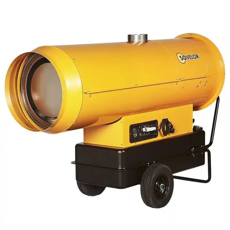 Chauffage mobile au fuel sur roues 110kW EC110