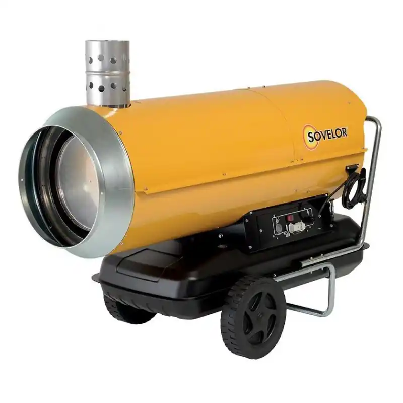 Chauffage air pulsé mobile au fuel combustion indirecte Puissance élec