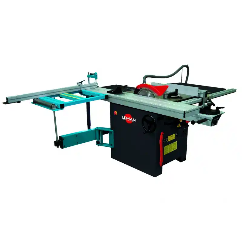 Scie sur table diam 315mm 3000W avec inciseur et chariot ras de lame 2