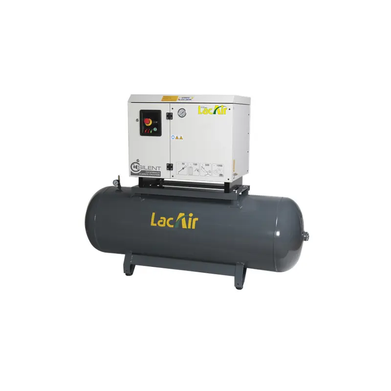 Compresseur insonorisé fixe courroie 10CV Triphasé 642m3/h 500L Silent
