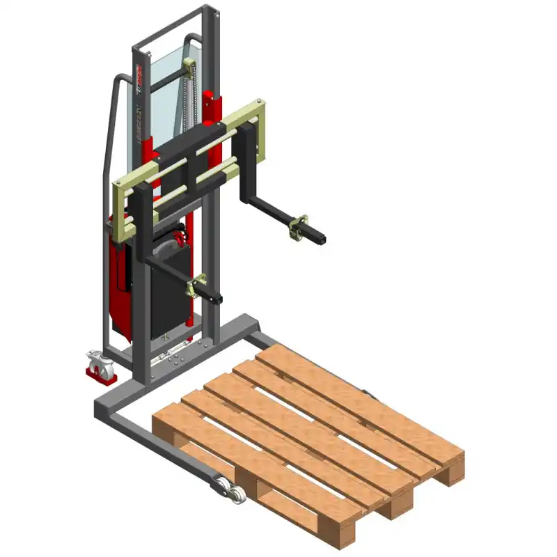 Gerbeur semi-électrique 600 kg longerons encadrants