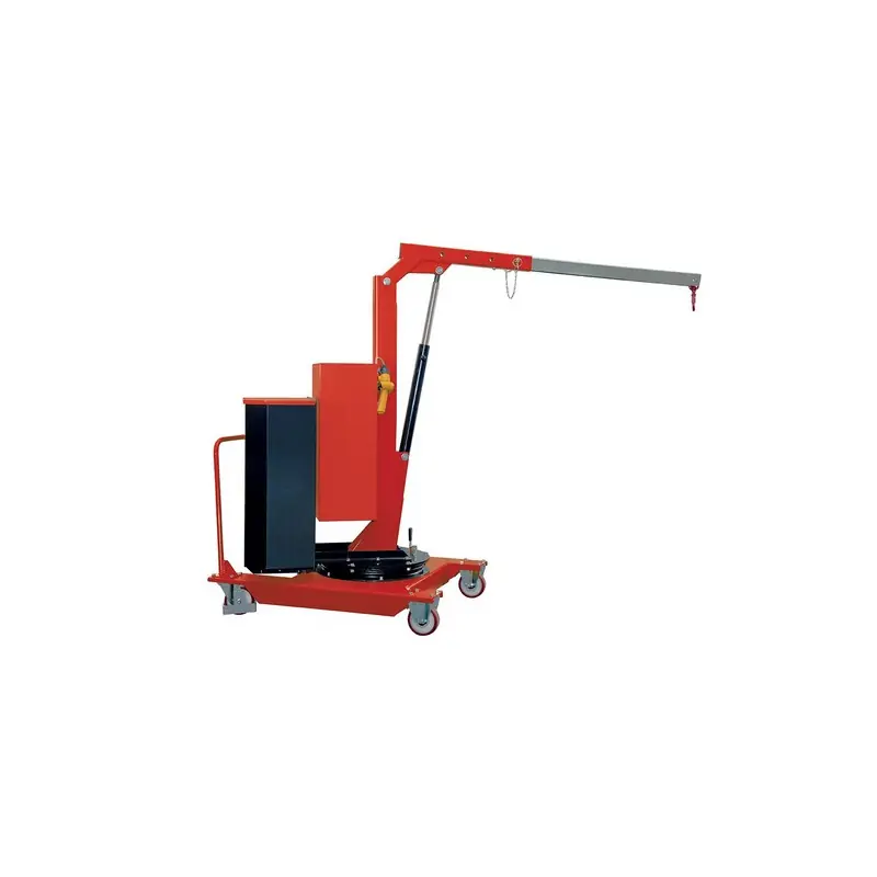 Grue d‘atelier motorisée porte-à-faux rotative élévation électrique 50