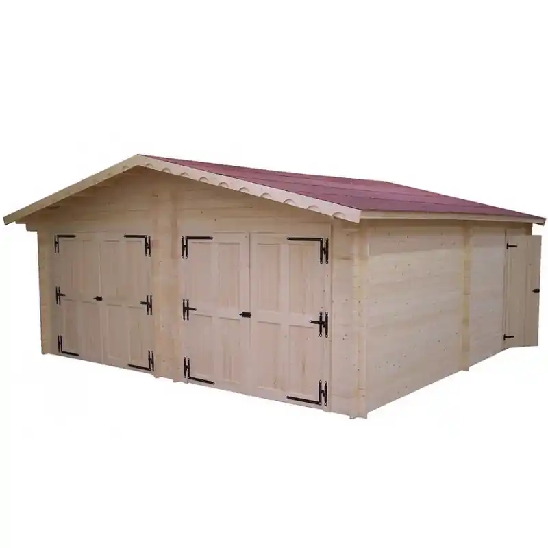 Garage double emboîté 60 mm d‘épaisseur 635x664m surface utile 35m2 VN