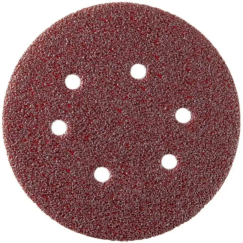 Blister 5 disques Velcrops perfo 6 trous D150 Gr120 Sidamo