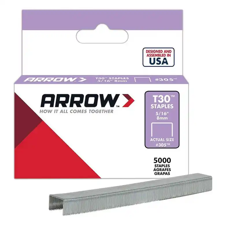 Boîte de 5000 agrafes T30 8mm Arrow