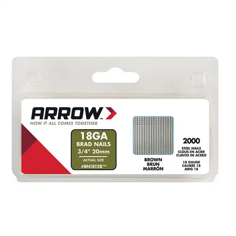 Boîte 2000 pointes à tête pour agrafeuse pneumatique 20mm Arrow