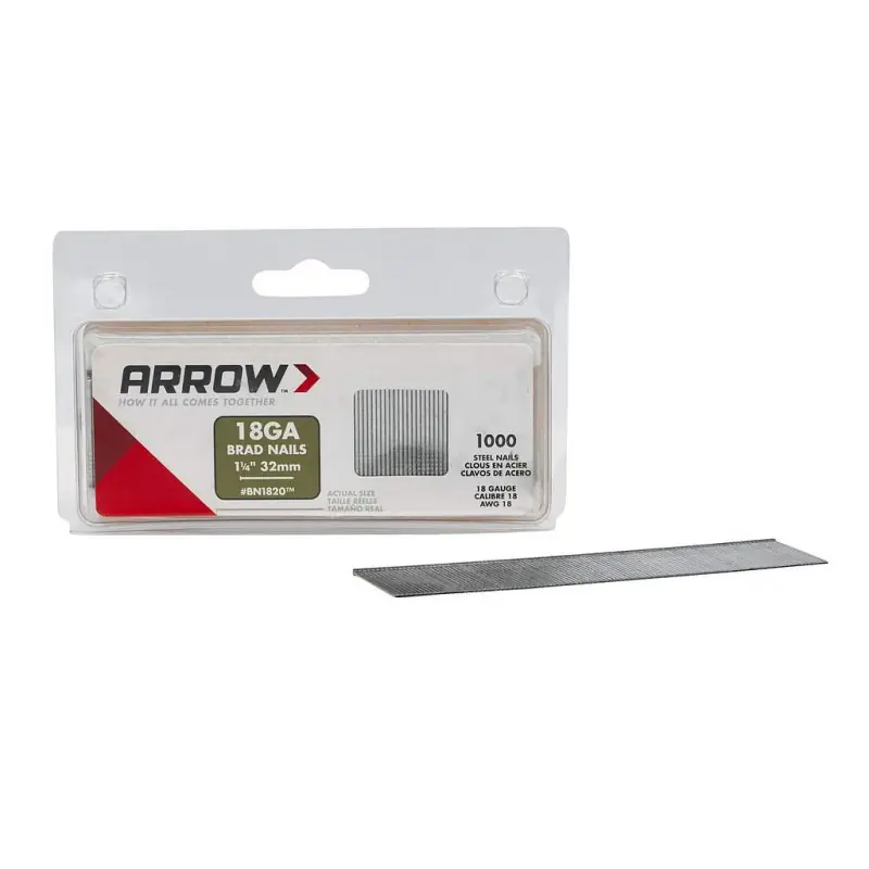 Boîte de 1000 pointes pour agrafeuse pneumatique PT18G 32mm Arrow