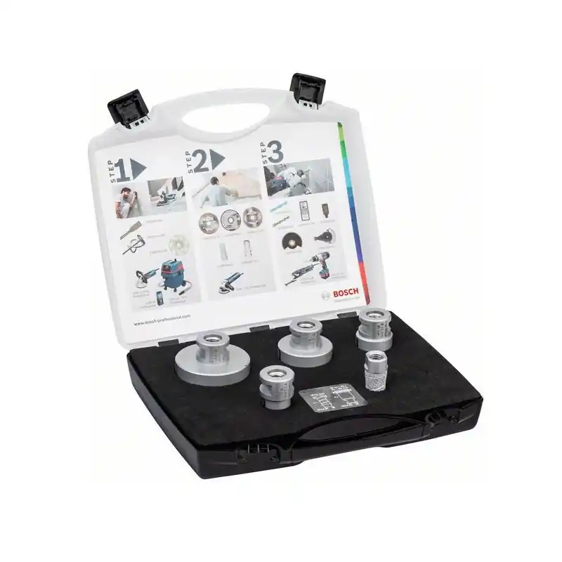 Assortiment 5 scies-trépans diamantées DrySpeed 680 / 510 / 350 / 250