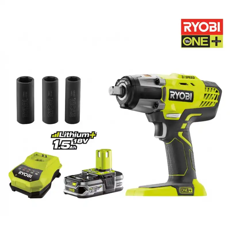 Boulonneuse à chocs à batterie 18V 2Ah LithiumPlus Ryobi