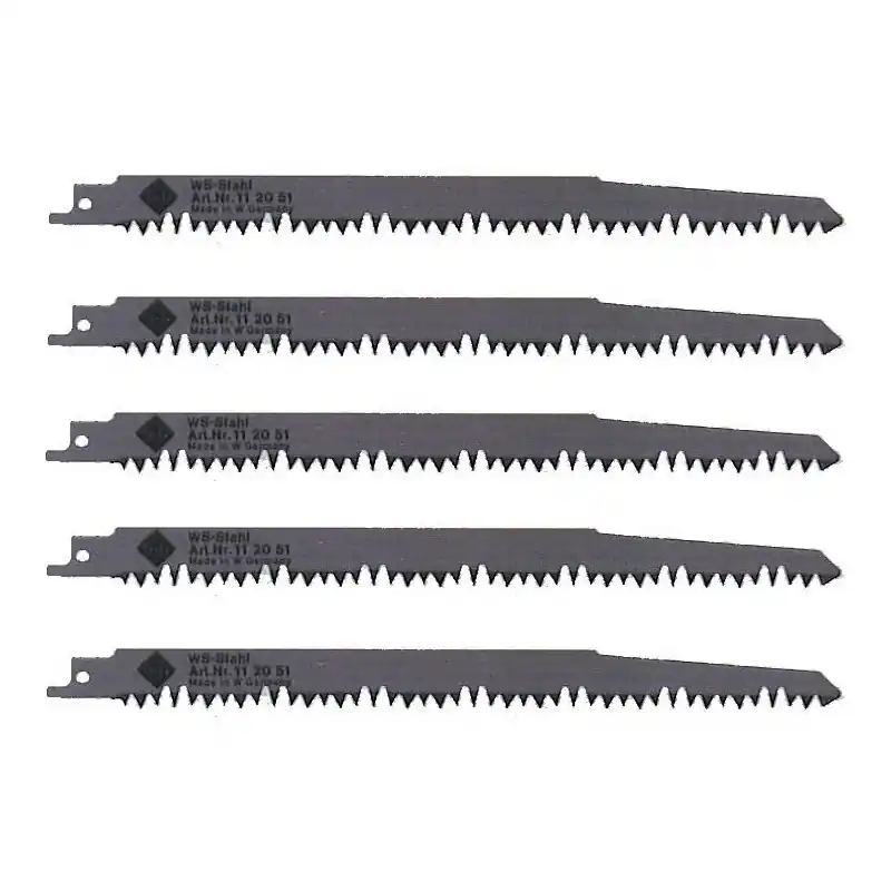 Blister 5 Lames Scie Sabre Pro Cv 230x210x5-6.5
