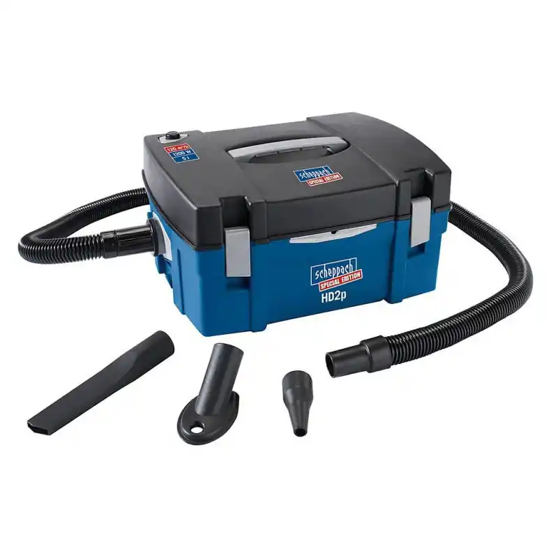 Aspirateur atelier hd2p 3en1 5L avec 4 accessoires Scheppach