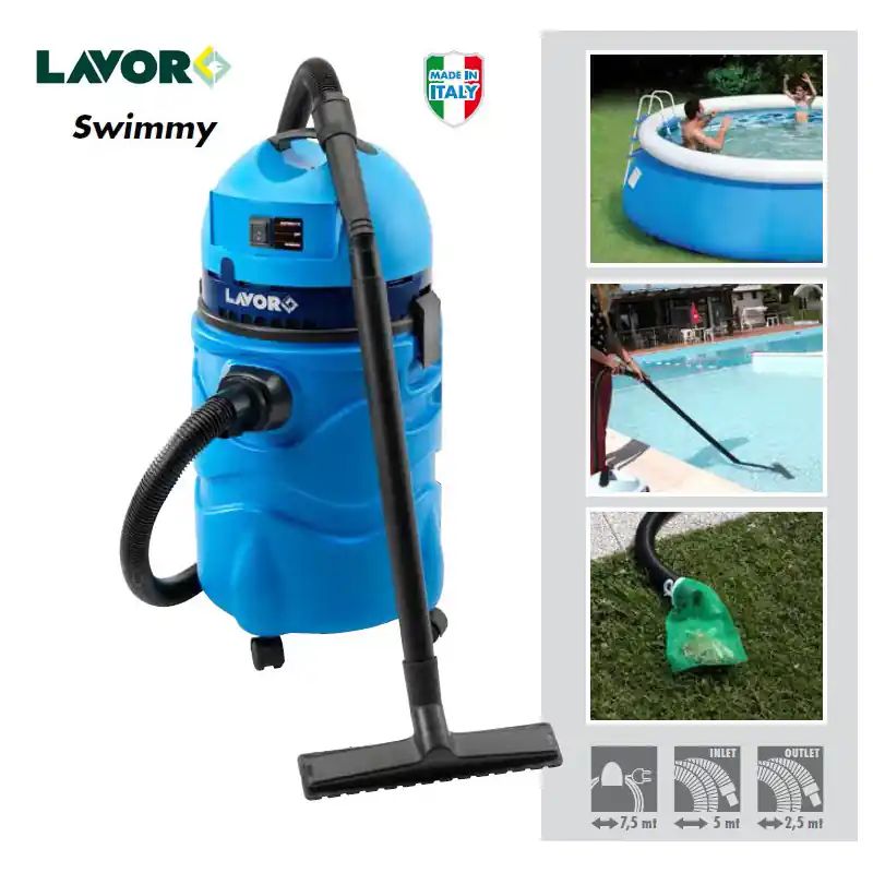 Aspirateur pour piscine 1400W 20L 70L/s SWIMMY Lavor
