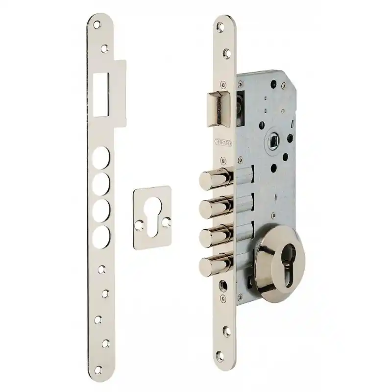 Boîtier serrure 94528 axe 50mm rosace ouverte Thirard
