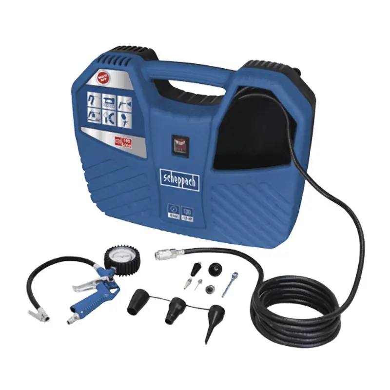 Compresseur portatif 1100W 8bar 180L/min AIR FORCE-2 Scheppach